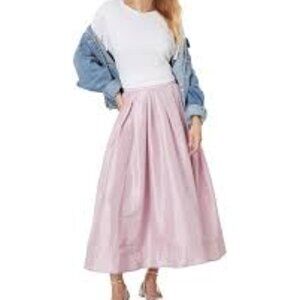 NWT Free People Emilia Crinkle Skirt plum blossom